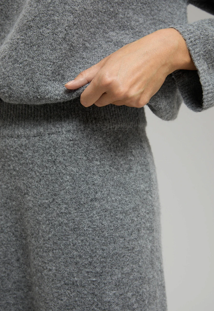 Вязаная юбка силуэта трапеция, Модель FWE11112, Фото №4