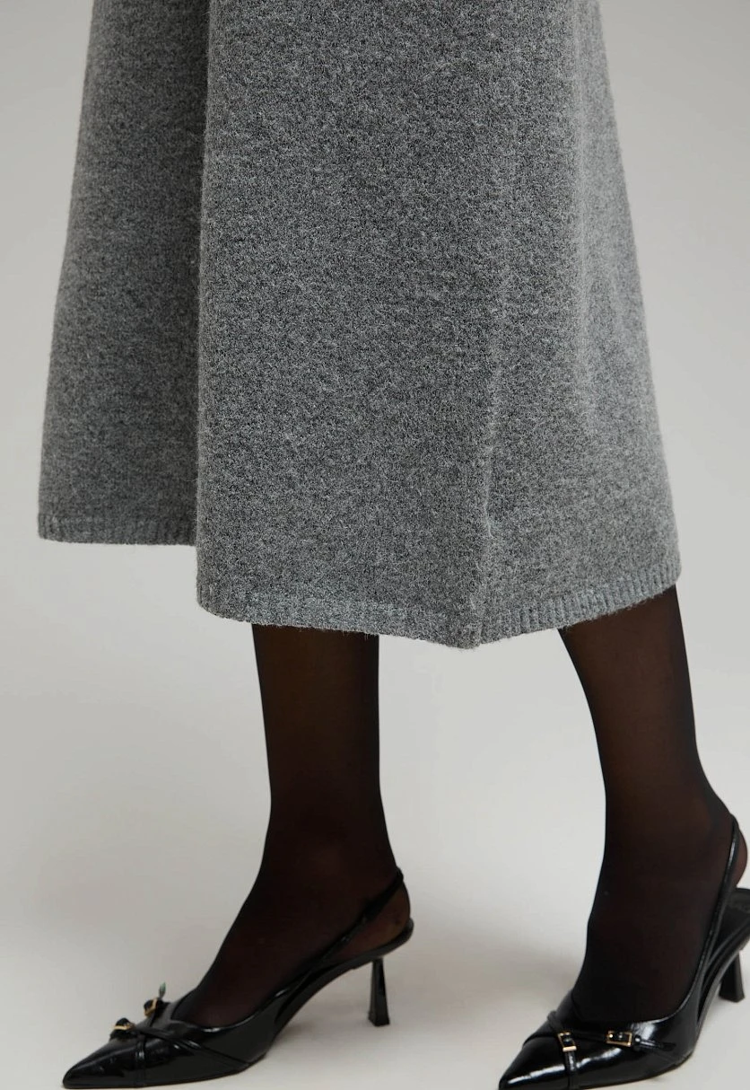 Вязаная юбка силуэта трапеция, Модель FWE11112, Фото №5