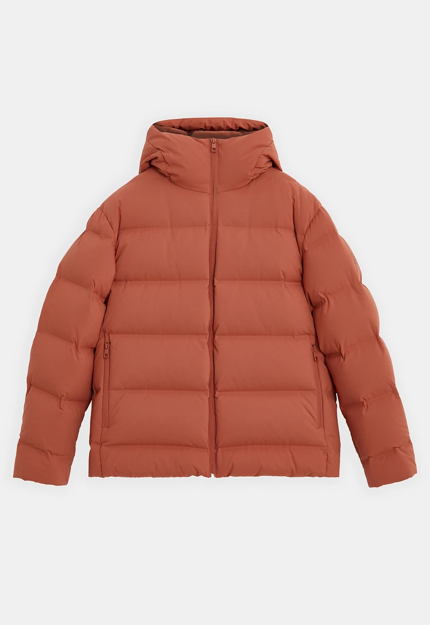 Пуховик с воротником-стойкой и капюшоном, Модель FWE21000, Фото №10