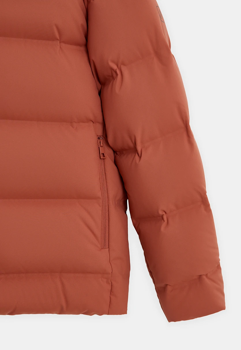 Пуховик с воротником-стойкой и капюшоном, Модель FWE21000, Фото №7