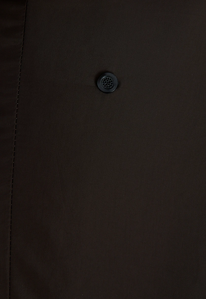 Оверсайз пуховик с воротником-стойкой, Модель FWE21028, Фото №9