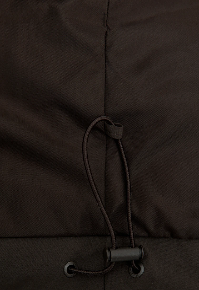 Оверсайз пуховик с воротником-стойкой, Модель FWE21028, Фото №8