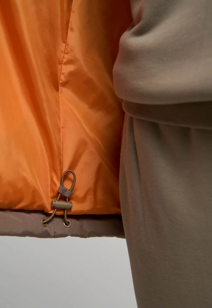 Пуховое полупальто со съемным капюшоном, Модель FWE21040, Фото №8