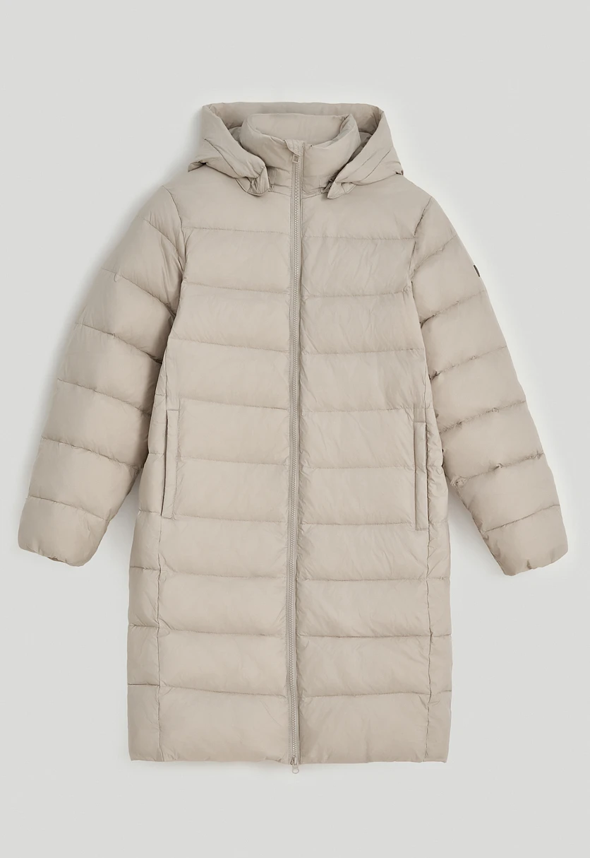 Пуховое пальто со съемным капюшоном, Модель FWE11035, Фото №9