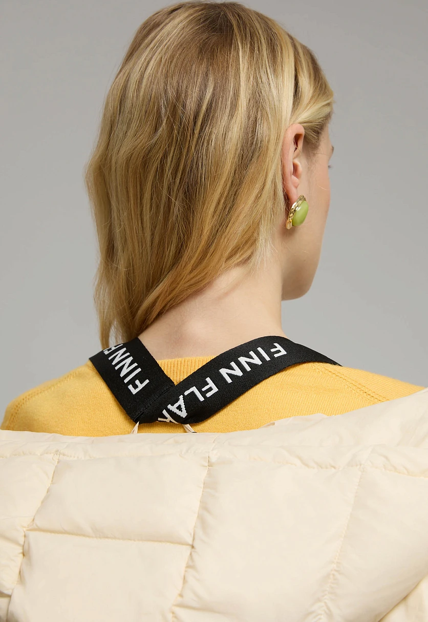 Удлиненный пуховик с капюшоном, Модель FWE11036, Фото №10