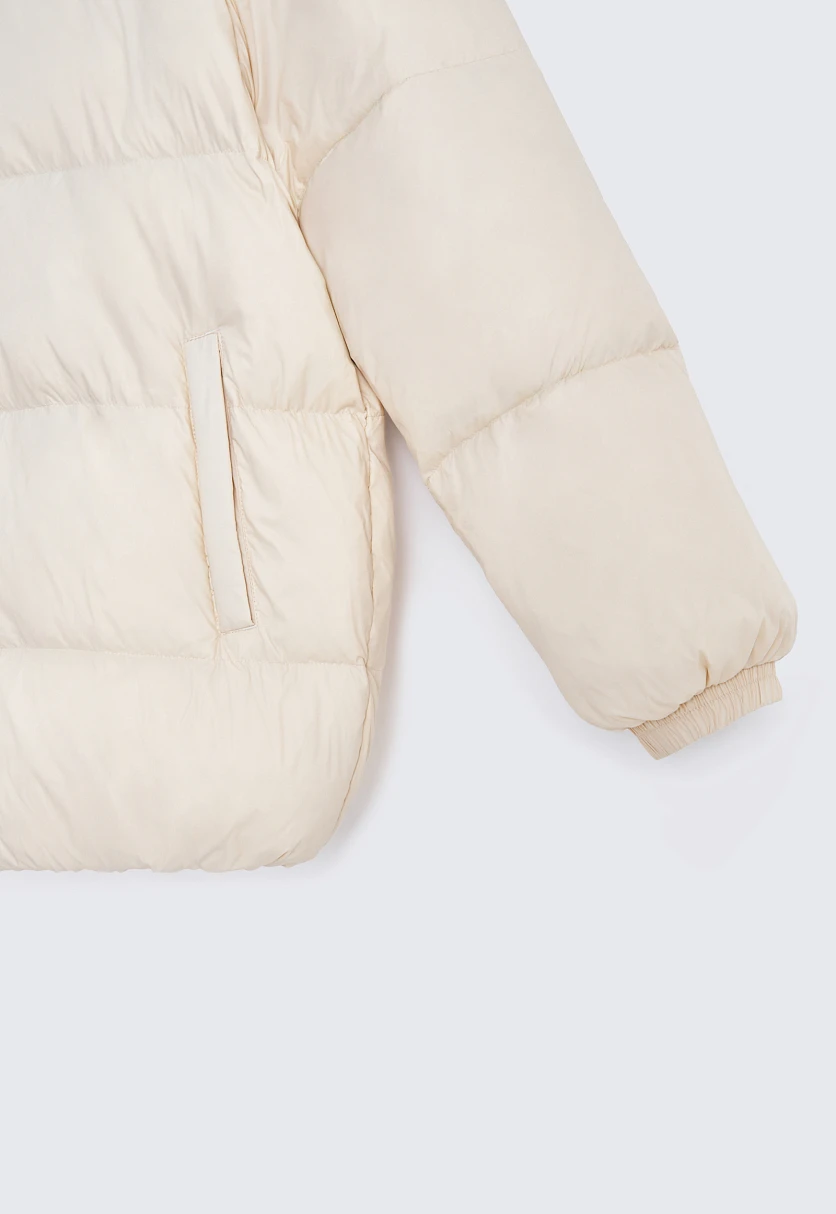 Удлиненный пуховик с капюшоном, Модель FWE11036, Фото №7