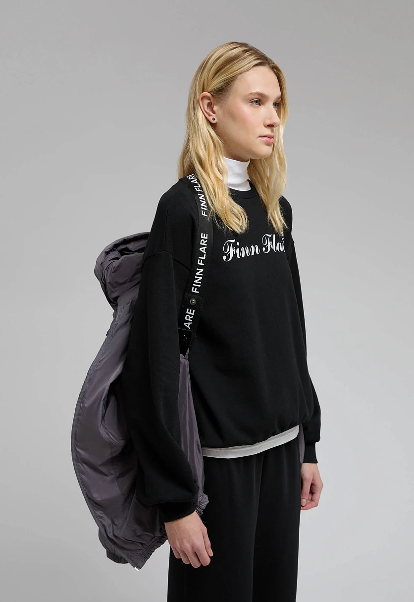 Удлиненный пуховик с капюшоном, Модель FWE11036, Фото №9