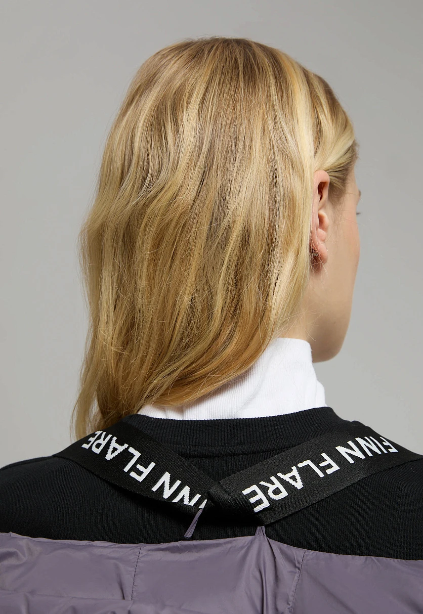 Удлиненный пуховик с капюшоном, Модель FWE11036, Фото №10