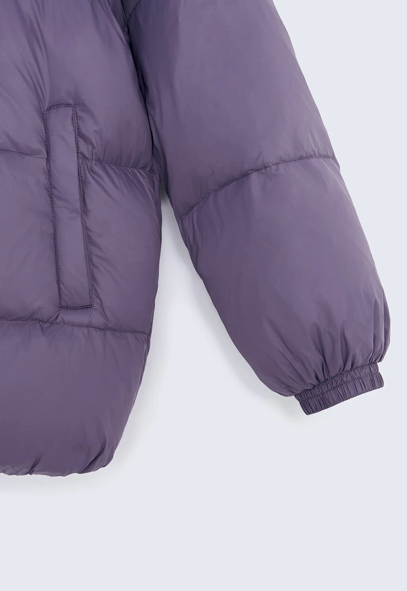 Удлиненный пуховик с капюшоном, Модель FWE11036, Фото №7