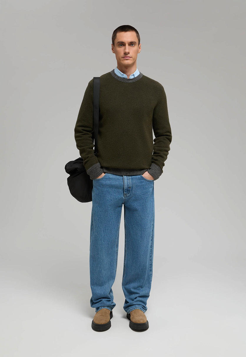 Джемпер полуприлегающего силуэта Джемпер полуприлегающего силуэта