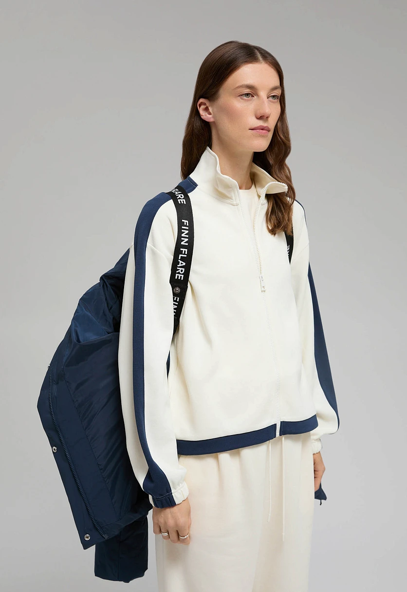 Куртка oversize силуэта с капюшоном, Модель FWF11048, Фото №13