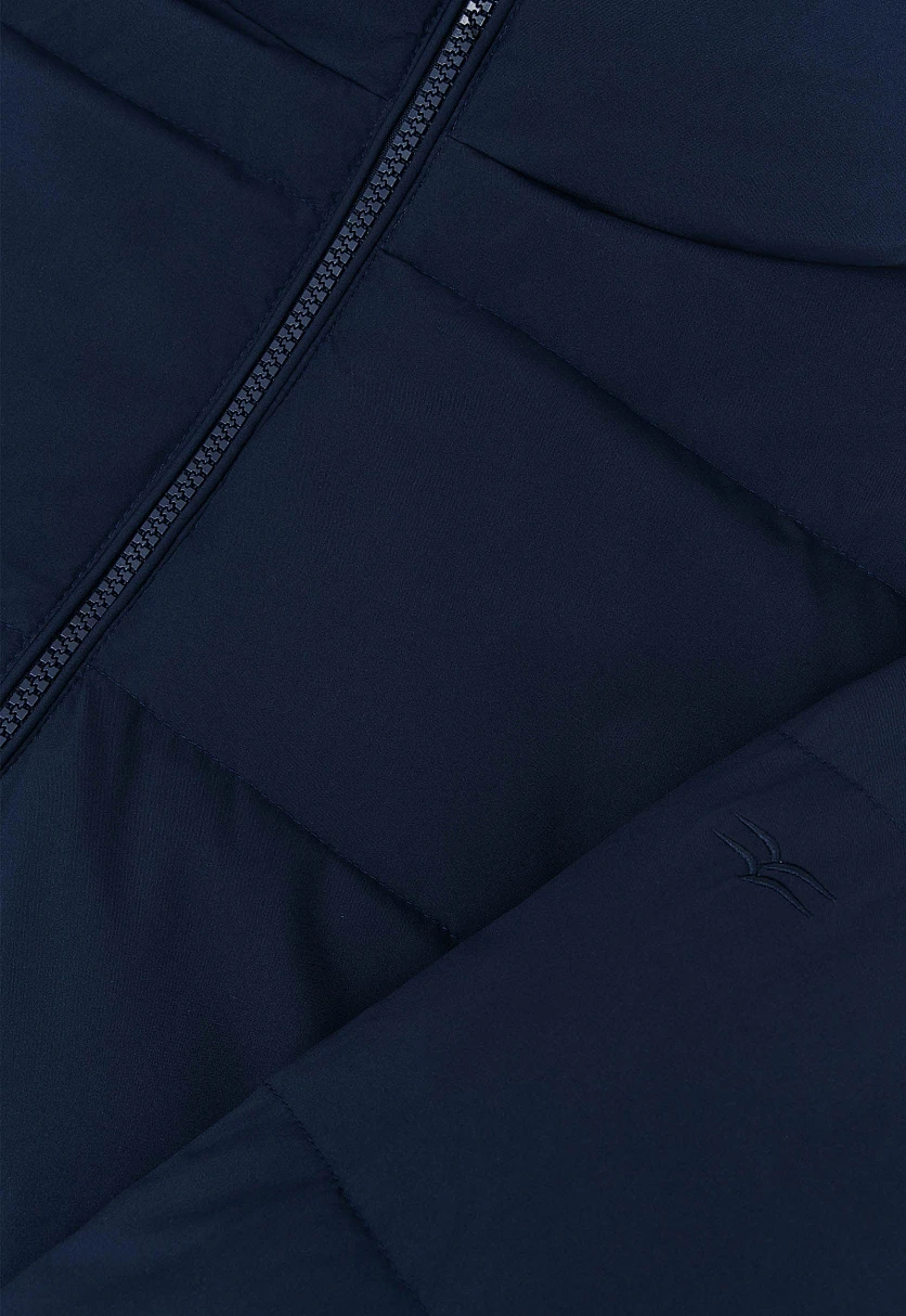 Длинный пуховик с натуральным пухом, Модель FWF11088, Фото №8