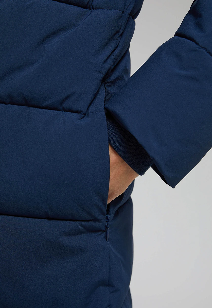 Утепленное полупальто с капюшоном, Модель FWF11091, Фото №5