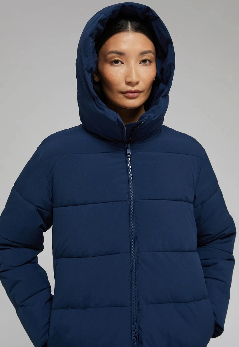 Утепленное полупальто с капюшоном, Модель FWF11091, Фото №7