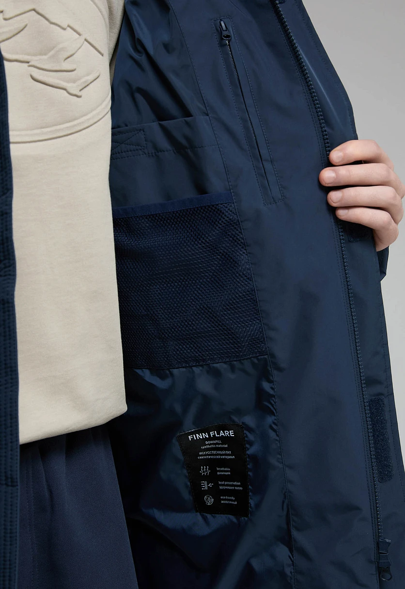 Утепленная куртка с капюшоном, Модель FWF21009, Фото №9