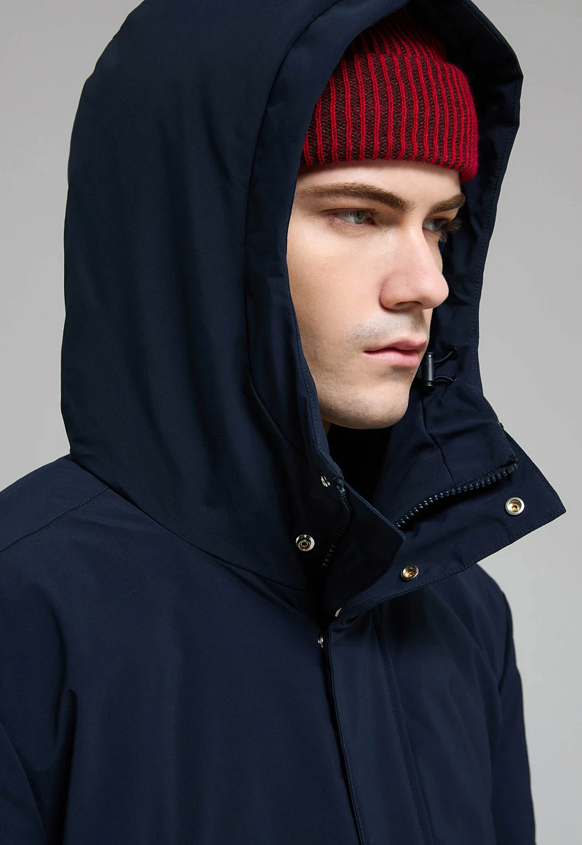 Утепленная парка с капюшоном, Модель FWF21010, Фото №6