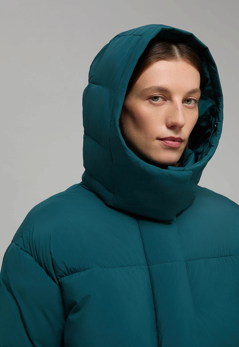 Стеганая куртка с капюшоном, Модель FWF11011, Фото №6