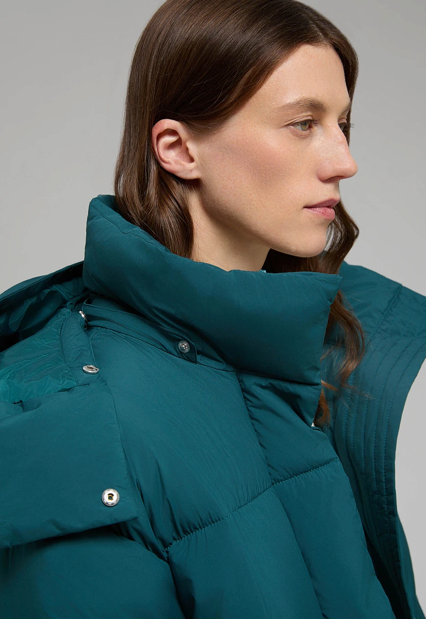 Стеганая куртка с капюшоном, Модель FWF11011, Фото №5