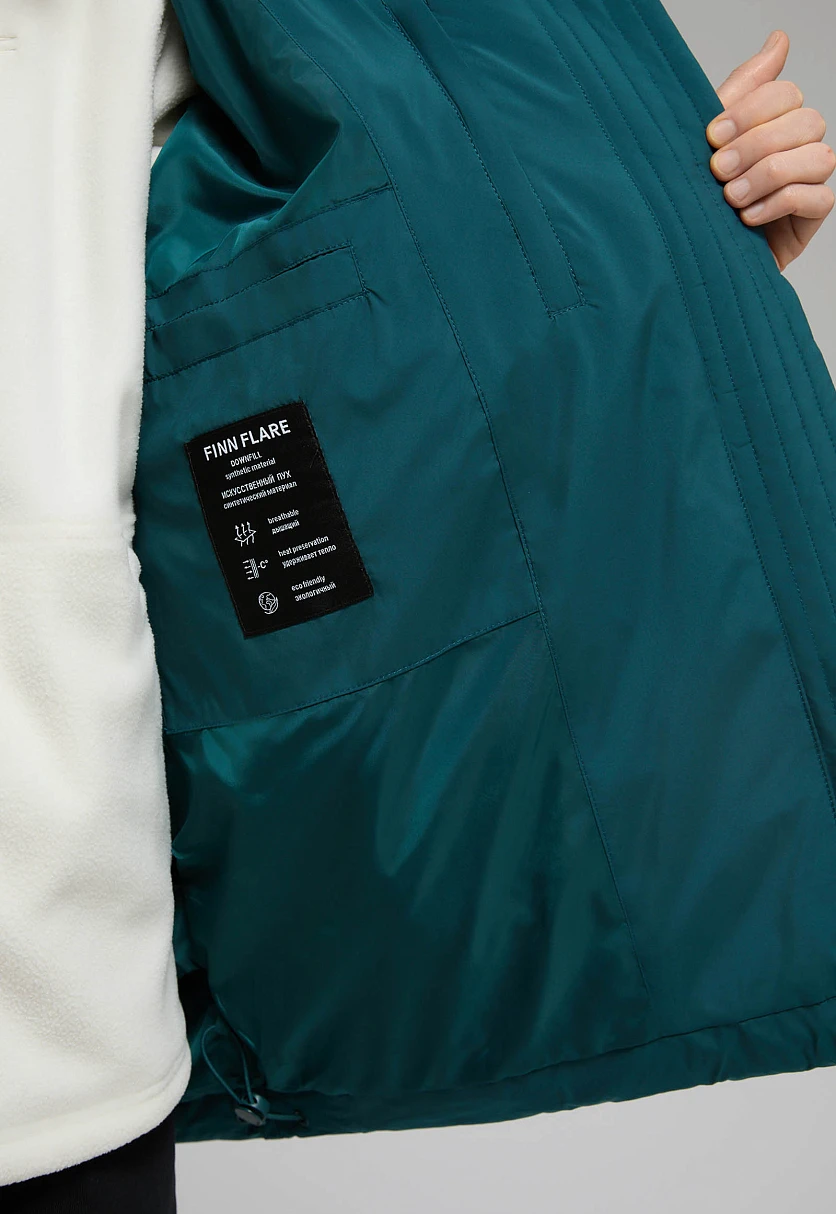 Стеганая куртка с капюшоном, Модель FWF11011, Фото №7