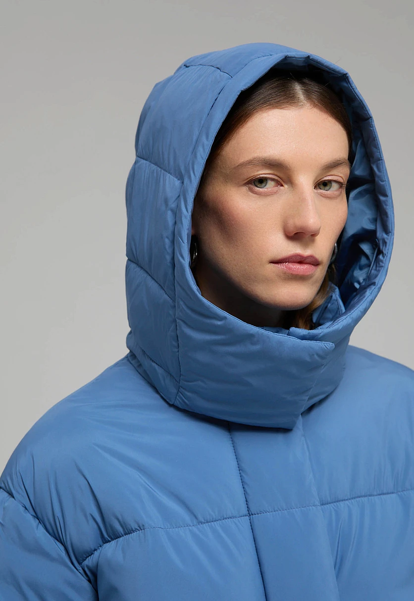 Стеганая куртка с капюшоном, Модель FWF11011, Фото №5