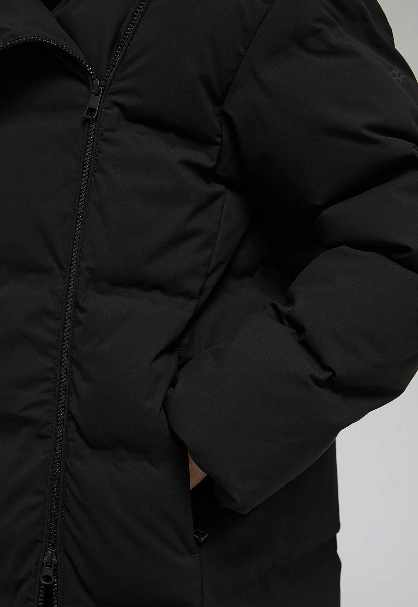 Длинный пуховик с натуральным пухом, Модель FWF11003, Фото №6