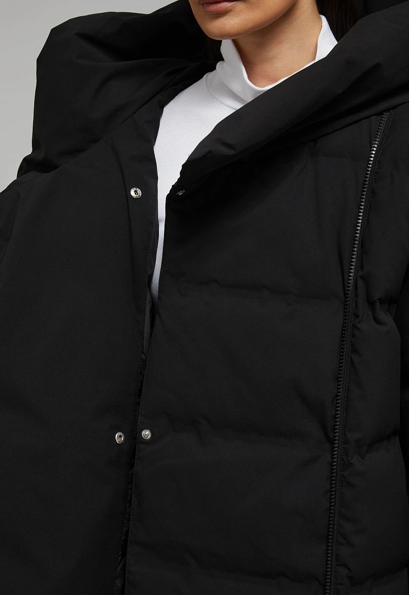 Длинный пуховик с натуральным пухом, Модель FWF11003, Фото №7