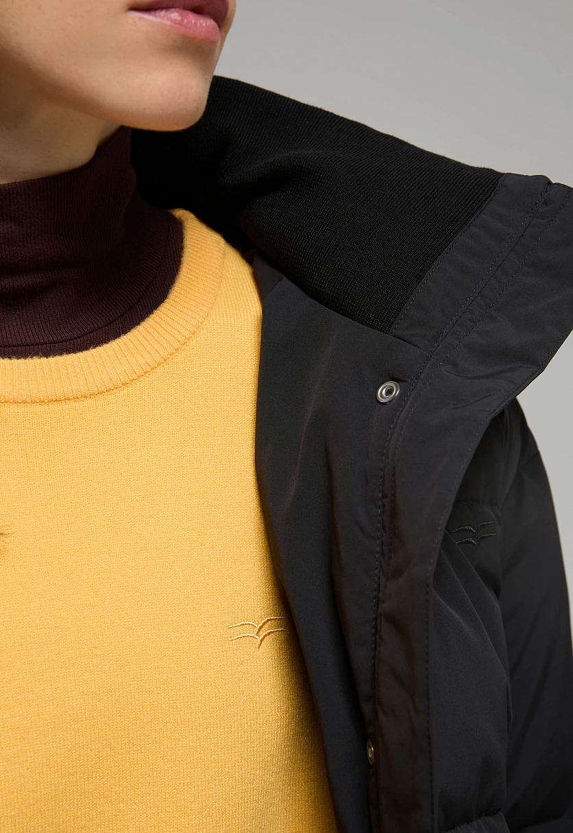 Стеганый пуховик с натуральным пухом, Модель FWF11005, Фото №7