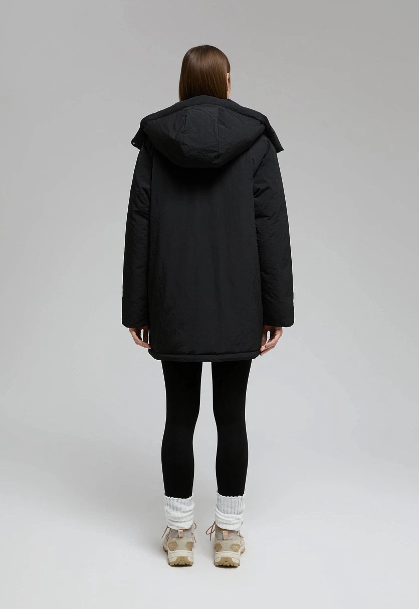 Утепленная куртка с капюшоном, Модель FWF11007, Фото №4