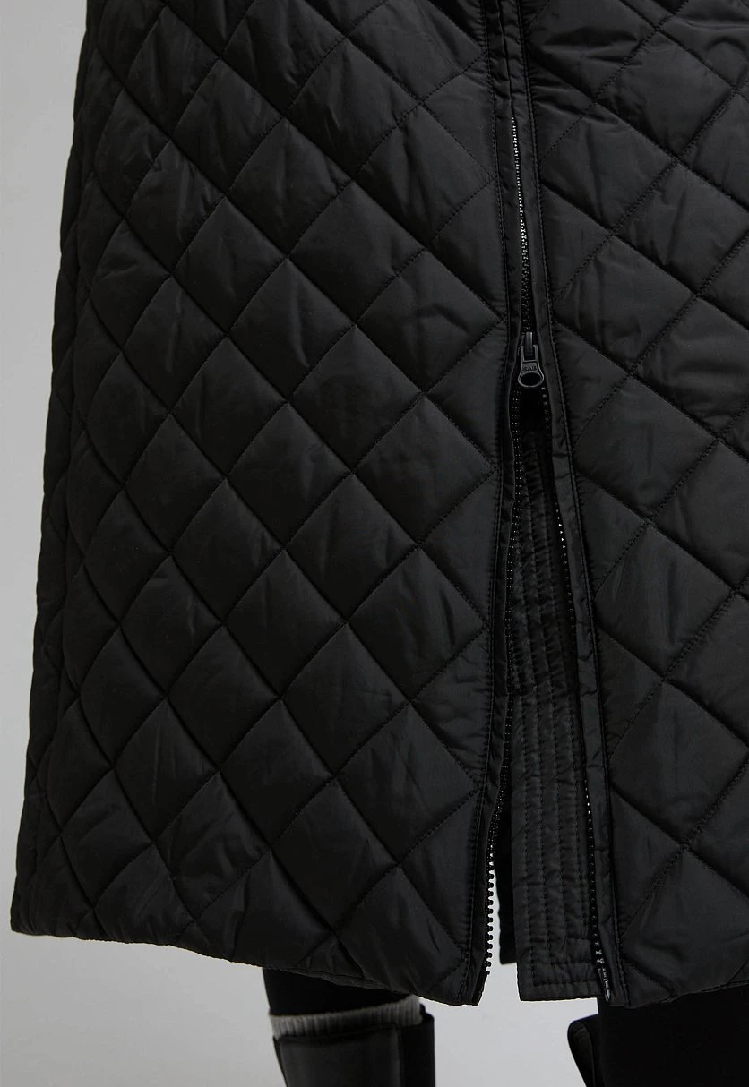 Утепленная стеганая юбка миди, Модель FWF11082, Фото №9