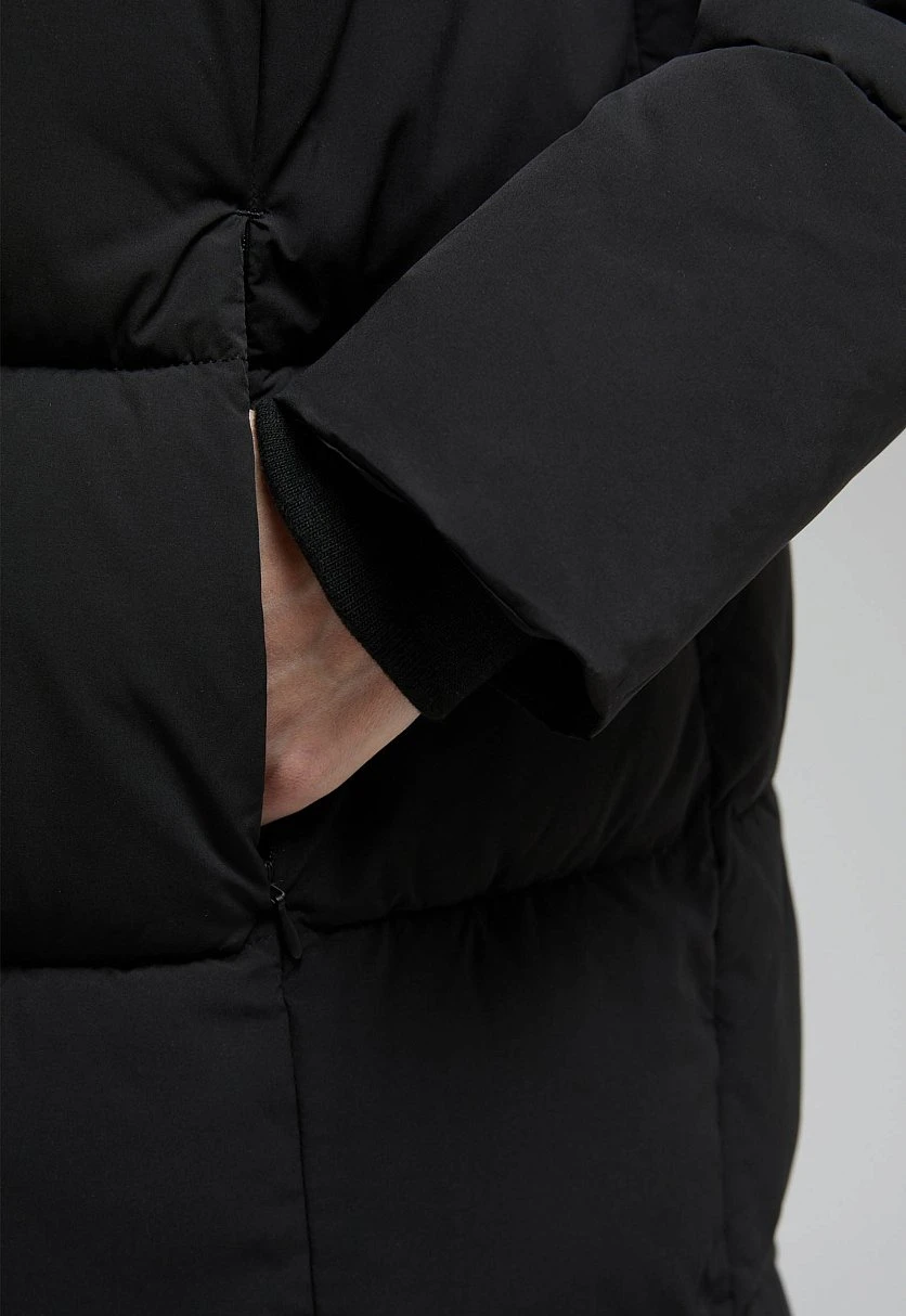 Длинный пуховик с капюшоном, Модель FWF11084, Фото №6