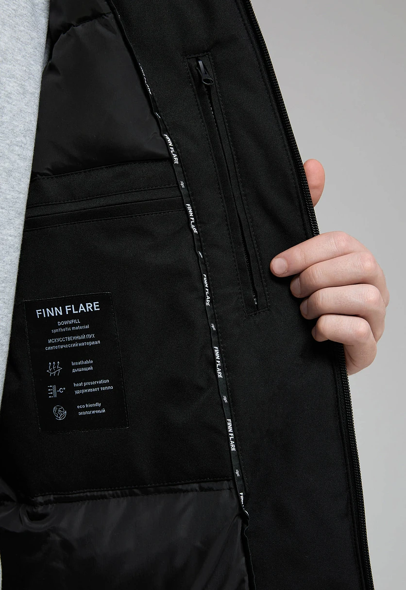 Утепленная куртка с капюшоном, Модель FWF21002, Фото №11