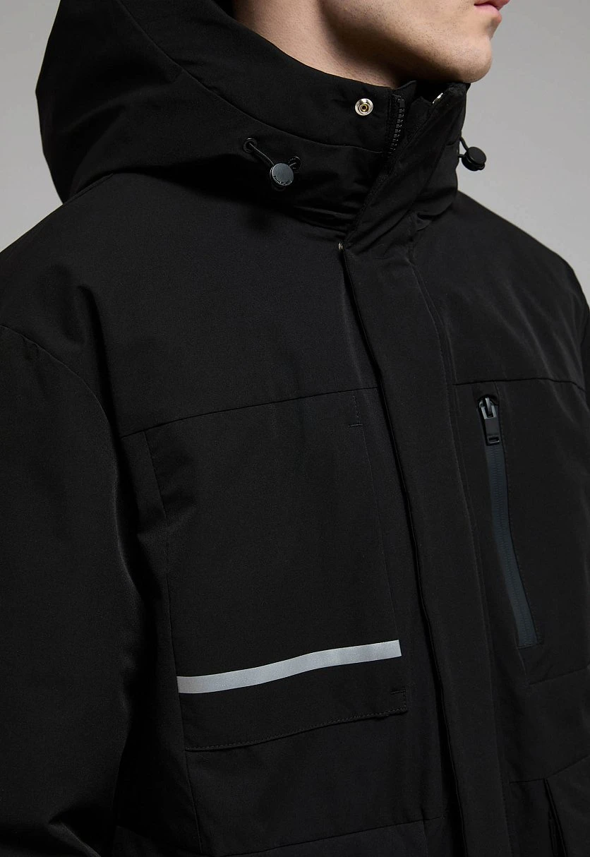 Утепленная куртка с капюшоном, Модель FWF21062, Фото №6