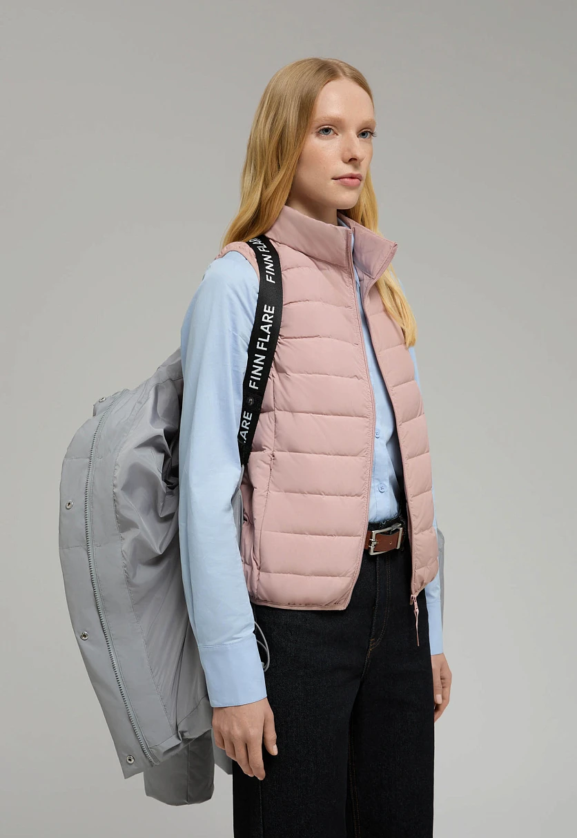 Куртка oversize силуэта с капюшоном, Модель FWF11048, Фото №9