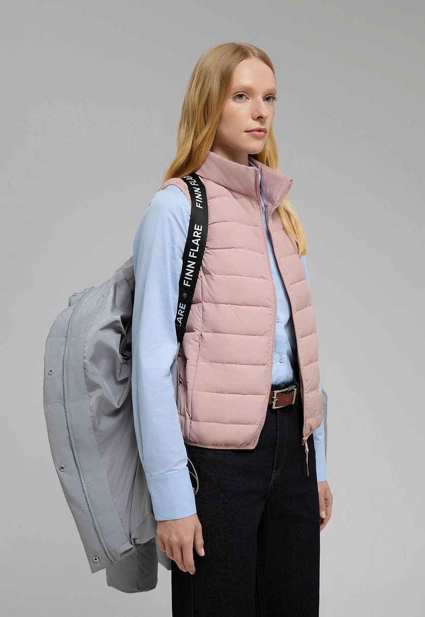 Куртка oversize силуэта с капюшоном, Модель FWF11048, Фото №13