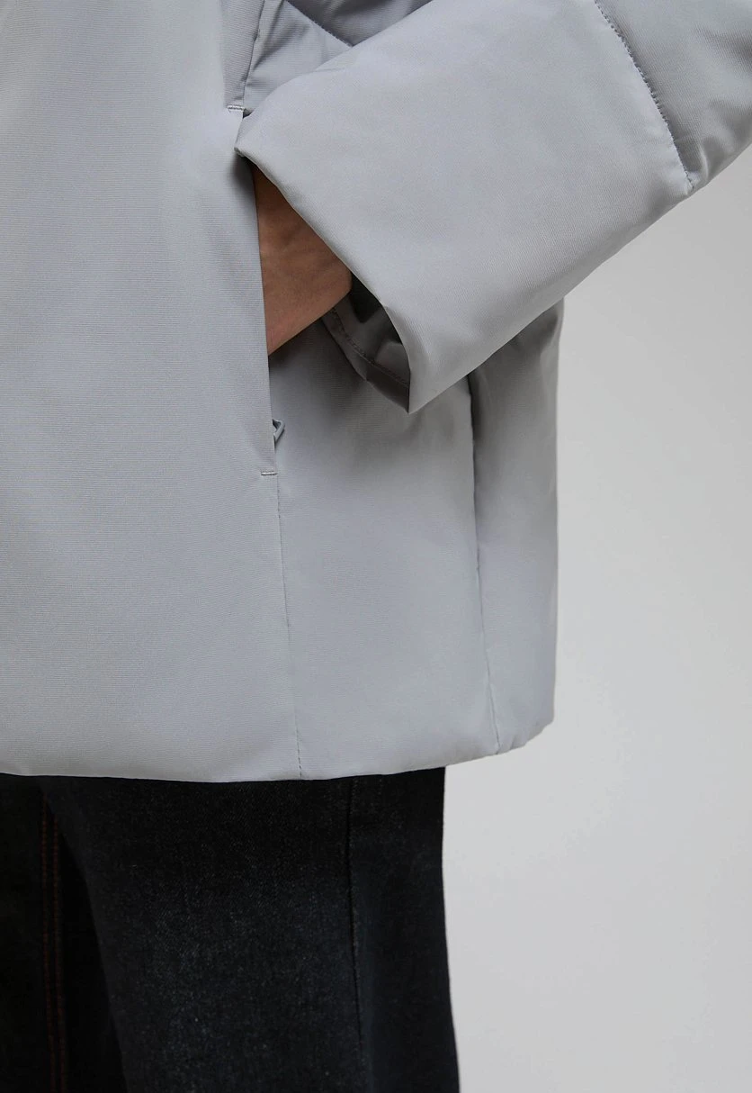 Куртка oversize силуэта с капюшоном, Модель FWF11048, Фото №7