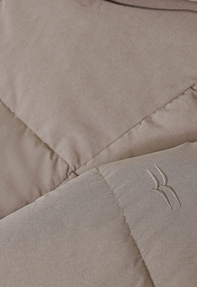 Длинный пуховик с капюшоном, Модель FWF11084, Фото №8