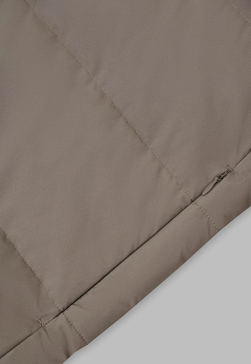 Длинный пуховик с натуральным пухом, Модель FWF11088, Фото №8