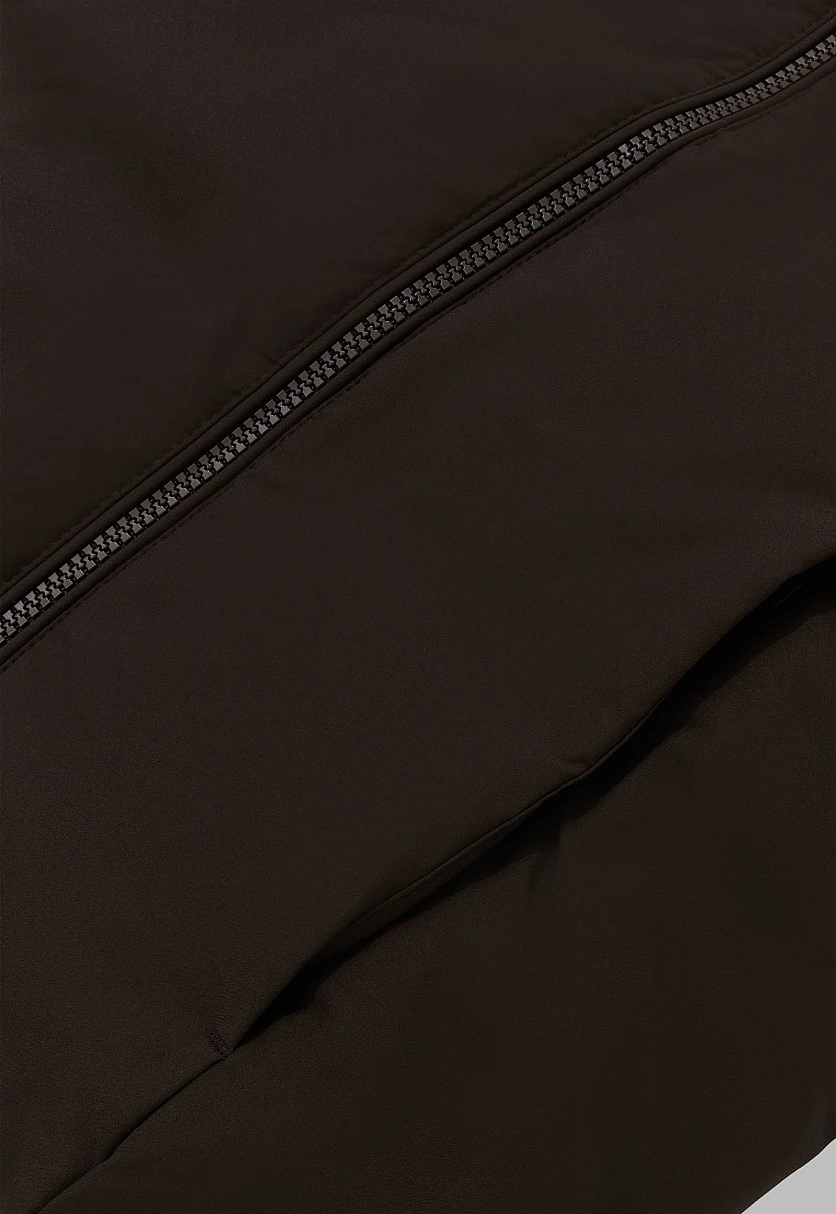 Длинный пуховик с натуральным пухом, Модель FWF11003, Фото №8