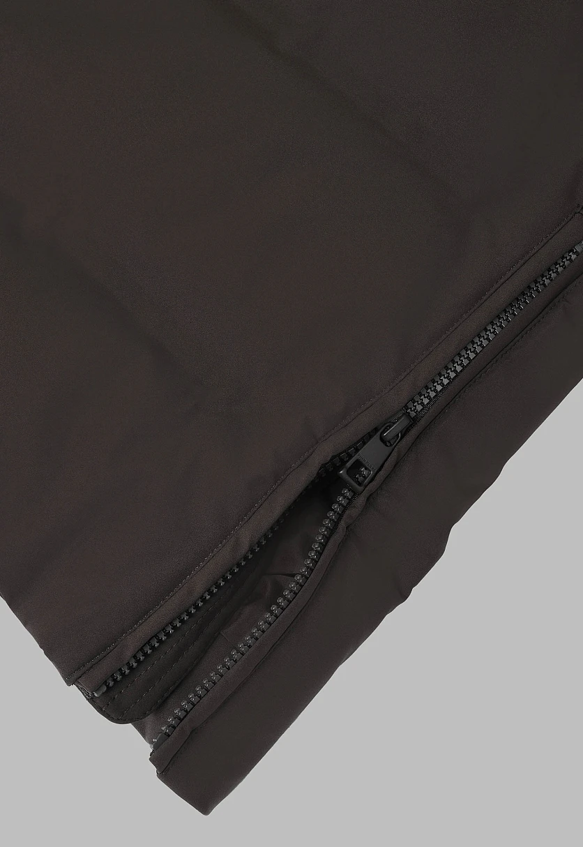 Длинный пуховик с натуральным пухом, Модель FWF11086, Фото №8