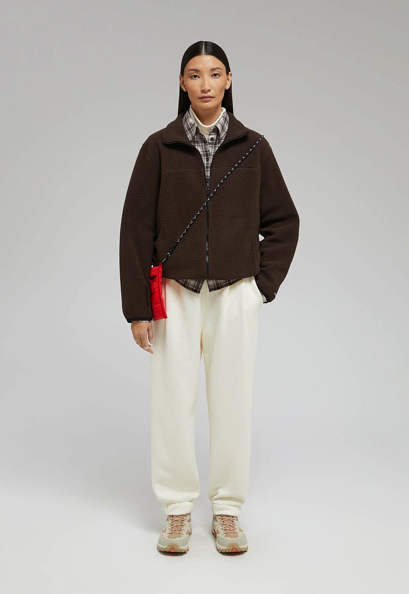 Флисовая куртка свободного кроя