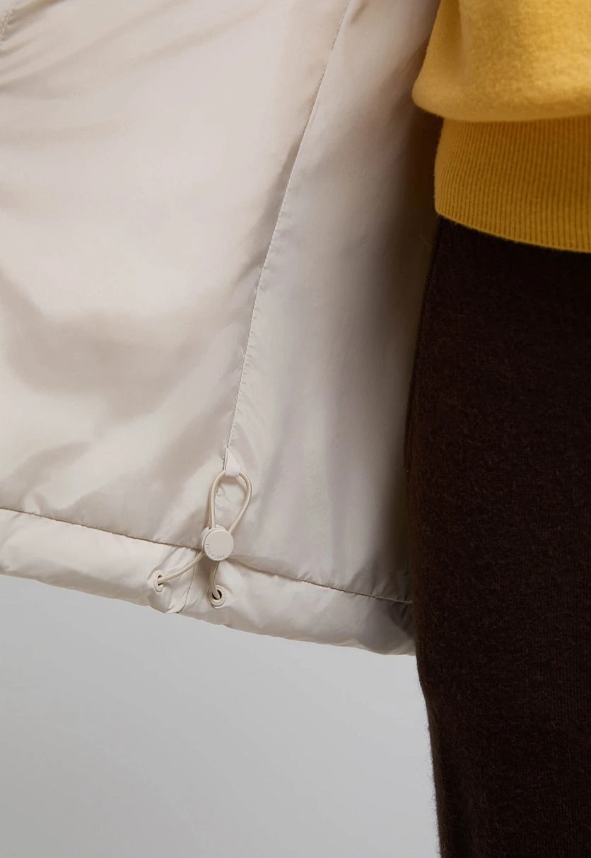 Удлиненный пуховик с натуральным пухом, Модель FWF11012, Фото №8