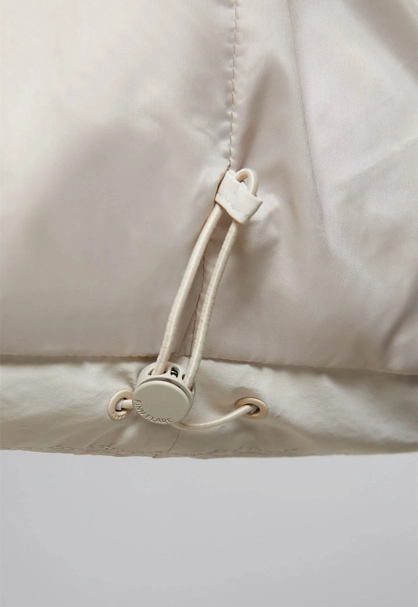 Пуховик с натуральным пухом и меховым воротником, Модель FWF11080, Фото №11