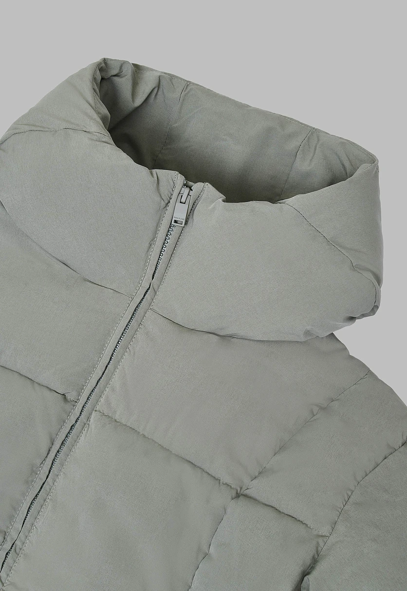 Длинный пуховик с капюшоном, Модель FWF11084, Фото №7