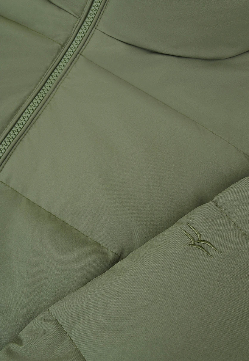 Длинный пуховик с натуральным пухом, Модель FWF11088, Фото №8