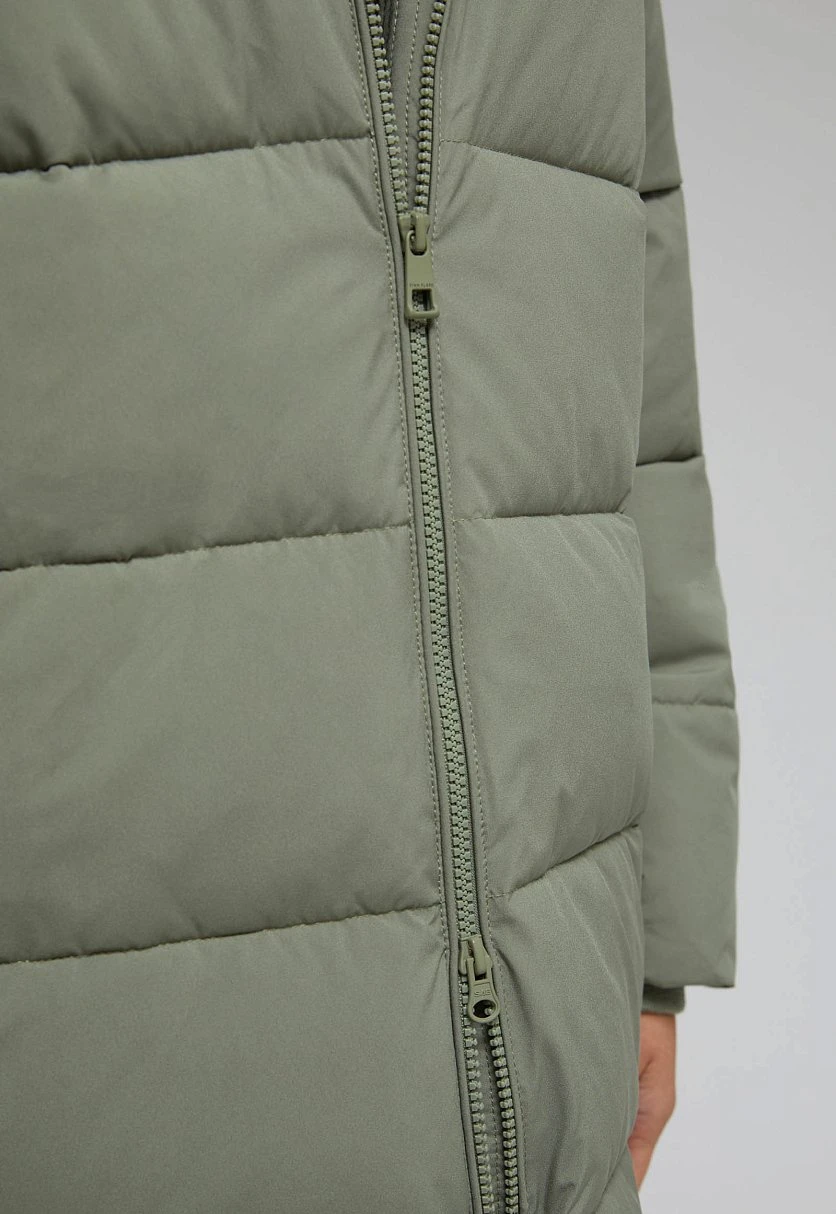 Утепленное полупальто с капюшоном, Модель FWF11091, Фото №8