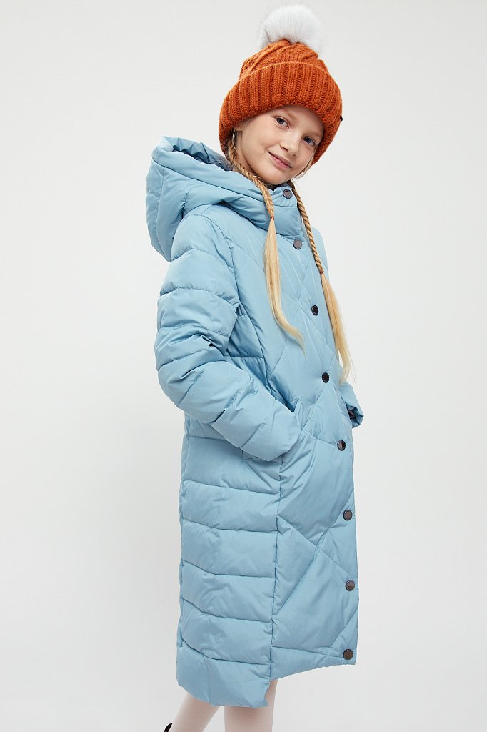 Пальто для девочки, Модель KA20-71001, Фото №3