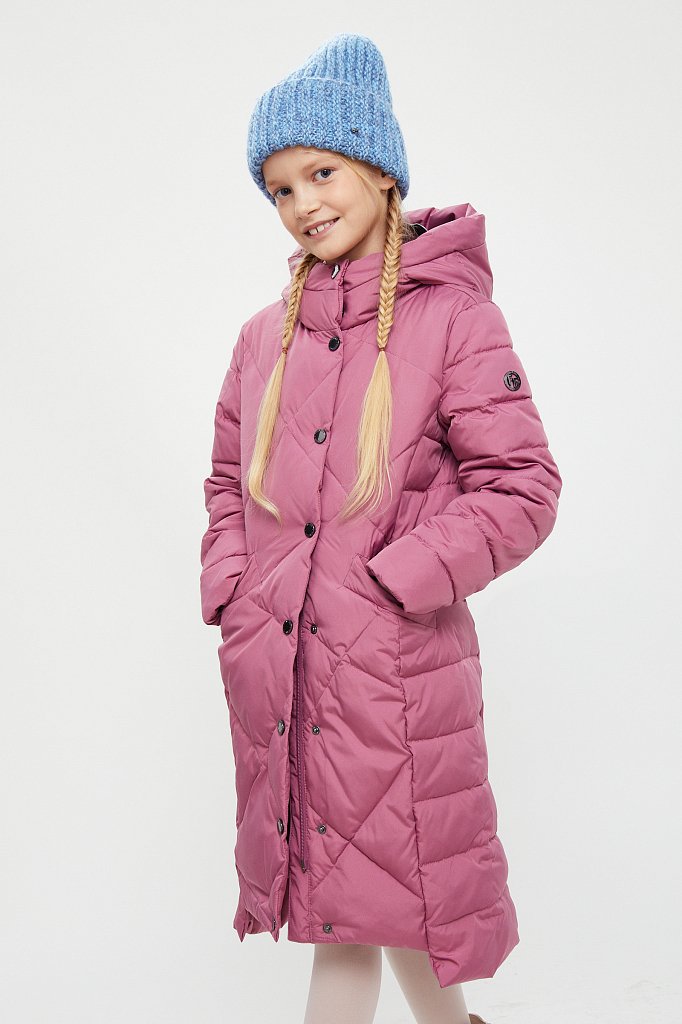 Пальто для девочки, Модель KA20-71001, Фото №1