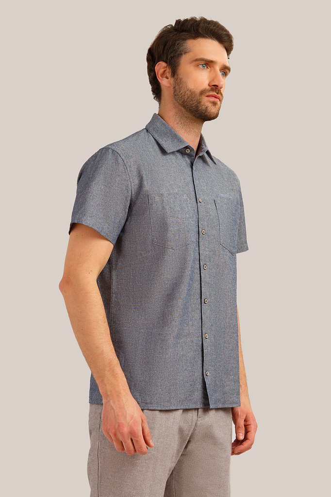 Рубашка мужская, Модель S19-22014, Фото №3