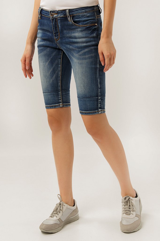 Шорты джинсовые женские, Модель S19-15025, Фото №1