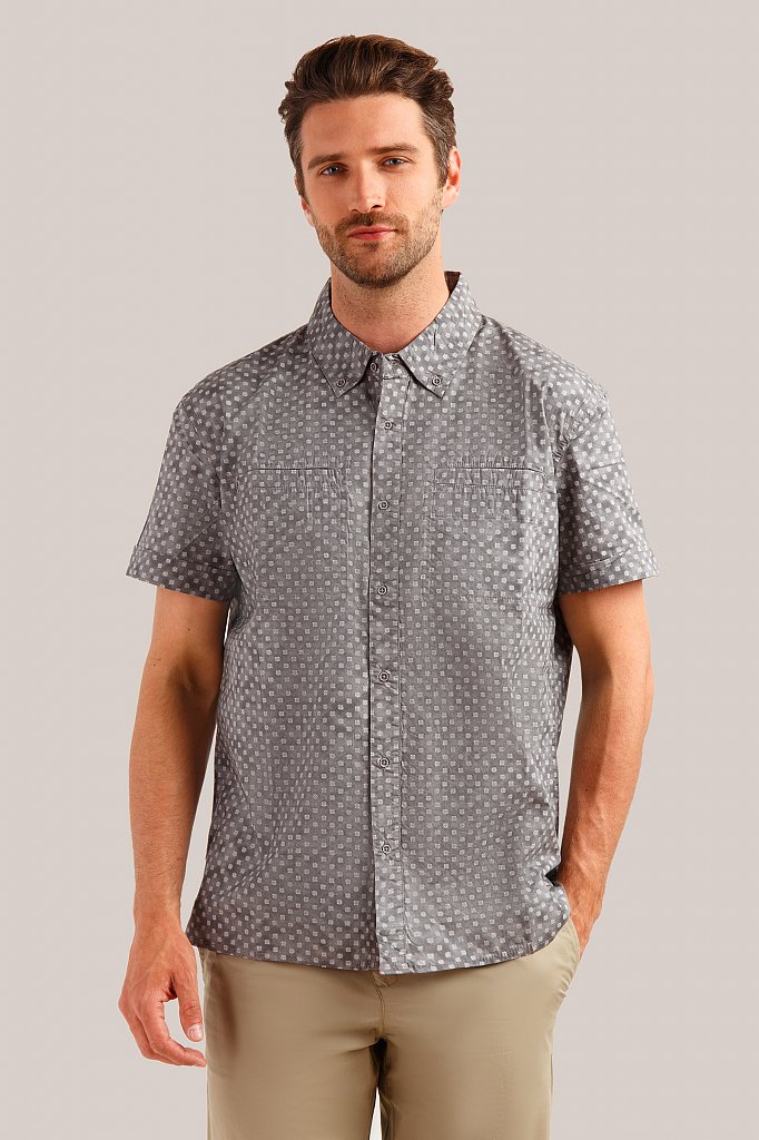Рубашка мужская, Модель S19-22013, Фото №1
